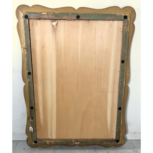 Specchio per porta 35x125h cm in legno di bambù naturale