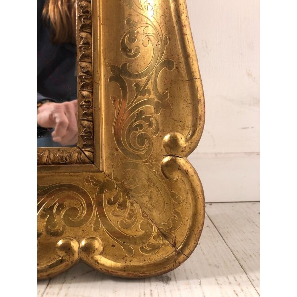 Vassoio Decorativo Vintage Specchio Oro - Organizer Trucchi E Gioielli 36.8x25.4cm - Foto 4