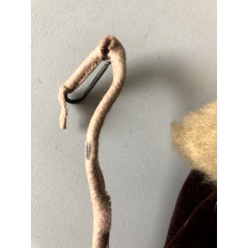 Topo Gigio BAMBOLA FELTRO PANNO Lenci MARIA PEREGO PASTORELLO FLAUTO 40 cm/h CA