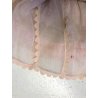 ANTICA BAMBOLA LENCI OLD FELT DOLL VESTITO ORGANZA FIORI ROSA ANNI '30