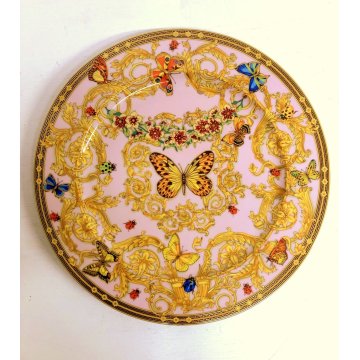 PIATTO PARETE PORCELLANA Le jarrdin de Versace Rosenthal  ø 31 cm ITALY GERMANY