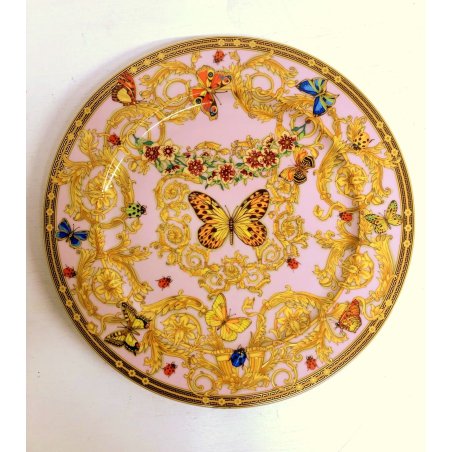 PIATTO PARETE PORCELLANA Le jarrdin de Versace Rosenthal  ø 31 cm ITALY GERMANY