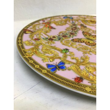 PIATTO PARETE PORCELLANA Le jarrdin de Versace Rosenthal  ø 31 cm ITALY GERMANY