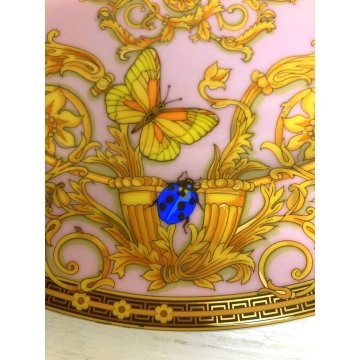 PIATTO PARETE PORCELLANA Le jarrdin de Versace Rosenthal  ø 31 cm ITALY GERMANY
