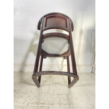 LOTTO 6 SEDIA JOSEF HOFFMANN PER WITTMANN ANNI 60/70 LEGNO STOFFA VINTAGE DESIGN