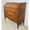 ANTICO MOBILE RIBALTA SCRITTOIO INTARSIATO LEGNO PRIMI 1900 SECRETAIRE