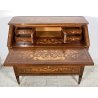 ANTICO MOBILE RIBALTA SCRITTOIO INTARSIATO LEGNO PRIMI 1900 SECRETAIRE