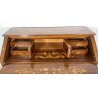 ANTICO MOBILE RIBALTA SCRITTOIO INTARSIATO LEGNO PRIMI 1900 SECRETAIRE
