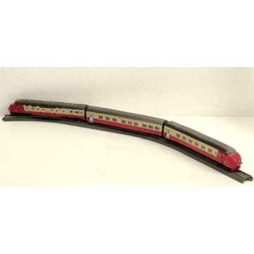 Märklin 3070 LOCOMOTIVA Tee SBB CFF scala H0 CONVOGLIO 3 pz. TRENINO vagone LUCI