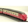 Märklin 3070 LOCOMOTIVA Tee SBB CFF scala H0 CONVOGLIO 3 pz. TRENINO vagone LUCI