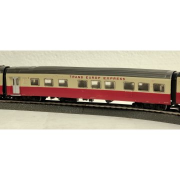 Märklin 3070 LOCOMOTIVA Tee SBB CFF scala H0 CONVOGLIO 3 pz. TRENINO vagone LUCI