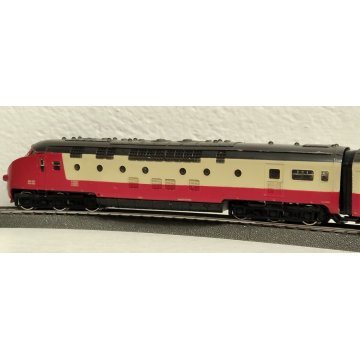 Märklin 3070 LOCOMOTIVA Tee SBB CFF scala H0 CONVOGLIO 3 pz. TRENINO vagone LUCI