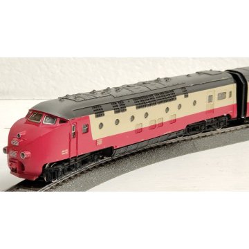 Märklin 3070 LOCOMOTIVA Tee SBB CFF scala H0 CONVOGLIO 3 pz. TRENINO vagone LUCI