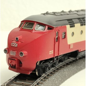 Märklin 3070 LOCOMOTIVA Tee SBB CFF scala H0 CONVOGLIO 3 pz. TRENINO vagone LUCI
