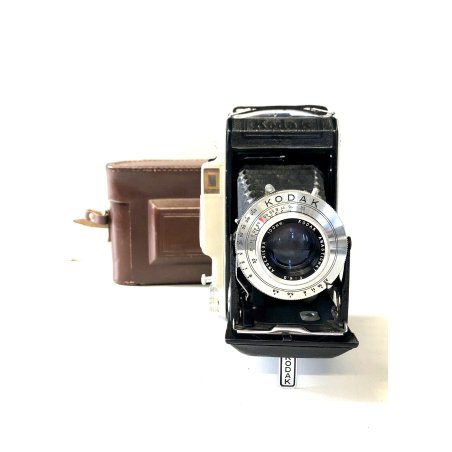 FOTOCAMERA KODAK 4,5 Mod. 37 SOFFIETTO CUSTODIA FORMATO 6x9 FILM 620 VINTAGE '50