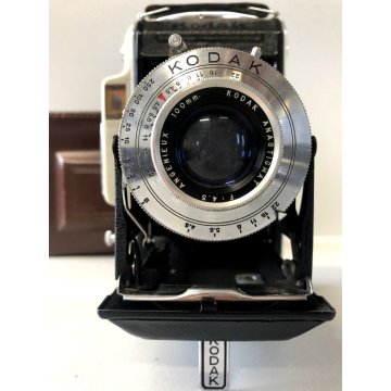 FOTOCAMERA KODAK 4,5 Mod. 37 SOFFIETTO CUSTODIA FORMATO 6x9 FILM 620 VINTAGE '50