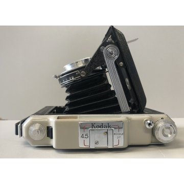 FOTOCAMERA KODAK 4,5 Mod. 37 SOFFIETTO CUSTODIA FORMATO 6x9 FILM 620 VINTAGE '50
