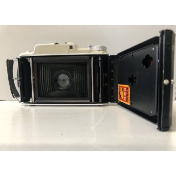 FOTOCAMERA KODAK 4,5 Mod. 37 SOFFIETTO CUSTODIA FORMATO 6x9 FILM 620 VINTAGE '50