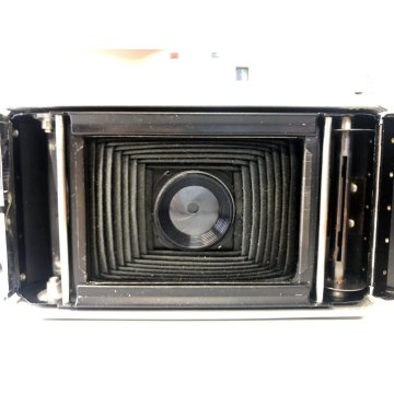 FOTOCAMERA KODAK 4,5 Mod. 37 SOFFIETTO CUSTODIA FORMATO 6x9 FILM 620 VINTAGE '50