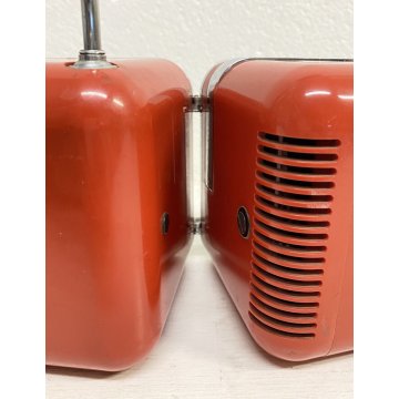 ANTICA RADIO CUBO BRIONVEGA TS 502 ROSSA MARCO ZANUSO ANNI 70 DESIGN MADE IN ITA