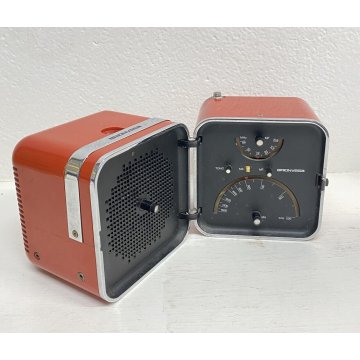 ANTICA RADIO CUBO BRIONVEGA TS 502 ROSSA MARCO ZANUSO ANNI 70 DESIGN MADE IN ITA