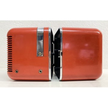 ANTICA RADIO CUBO BRIONVEGA TS 502 ROSSA MARCO ZANUSO ANNI 70 DESIGN MADE IN ITA
