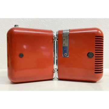 ANTICA RADIO CUBO BRIONVEGA TS 502 ROSSA MARCO ZANUSO ANNI 70 DESIGN MADE IN ITA