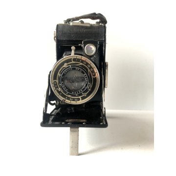 FOLDING CAMERA Clartex FRANCIA Boyer Paris Topaz 1:4,5 F 105 CUSTODIA VINTAGE