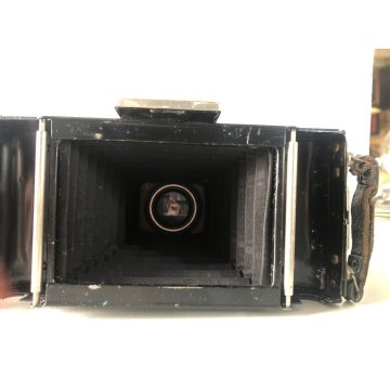 FOLDING CAMERA Clartex FRANCIA Boyer Paris Topaz 1:4,5 F 105 CUSTODIA VINTAGE