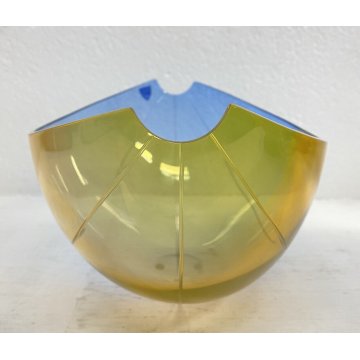 VASO BOWL CRISTALLO ART GLASS DESIGN Gunnar Cyrén Snipa 4617 Orrefors 27x18x13cm