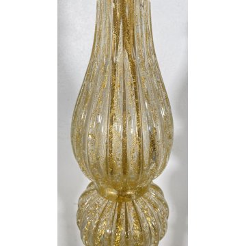 LAMPADA TERRA STELO PIANTANA META' 1900 ATTR. ERCOLE BAROVIER MURANO LAMP GLASS