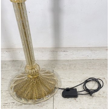 LAMPADA TERRA STELO PIANTANA META' 1900 ATTR. ERCOLE BAROVIER MURANO LAMP GLASS
