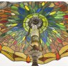 LAMPADA DA TAVOLO STILE TIFFANY FRANCIA META 1900 VETRO FERRO TABLE LAMP LIBERTY