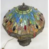 LAMPADA DA TAVOLO STILE TIFFANY FRANCIA META 1900 VETRO FERRO TABLE LAMP LIBERTY