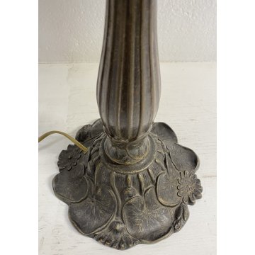 LAMPADA DA TAVOLO STILE TIFFANY FRANCIA META 1900 VETRO FERRO TABLE LAMP LIBERTY
