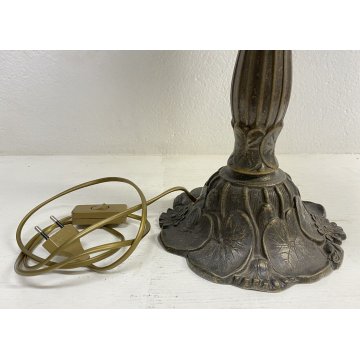 LAMPADA DA TAVOLO STILE TIFFANY FRANCIA META 1900 VETRO FERRO TABLE LAMP LIBERTY