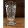 ANTICO GRANDE CALICE TULIPANO CRISTALLO Baccarat DECORO ARABESQUE ø 9,5x15,8cm/h