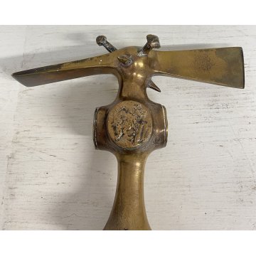 SCULTURA CAZZUOLA E MARTELLO AMERIGO TOT ANNO SANTO 135/976 BRONZO 1975 MURATORE