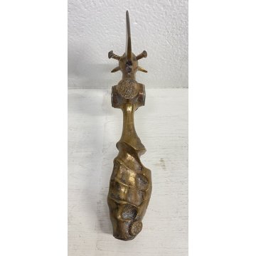 SCULTURA CAZZUOLA E MARTELLO AMERIGO TOT ANNO SANTO 135/976 BRONZO 1975 MURATORE