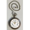 ANTICO OROLOGIO TASCA Roskopf Wille Freres ARGENTO 800 epoca 900 POCKET WATCH