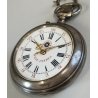 ANTICO OROLOGIO TASCA Roskopf Wille Freres ARGENTO 800 epoca 900 POCKET WATCH