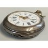 ANTICO OROLOGIO TASCA Roskopf Wille Freres ARGENTO 800 epoca 900 POCKET WATCH