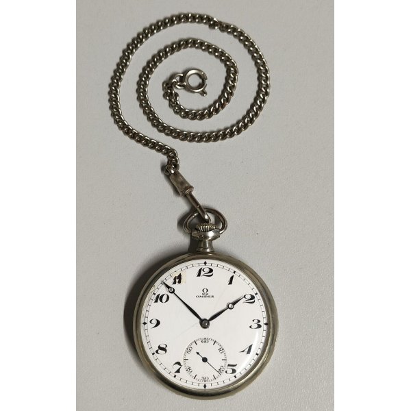 Collana A Catena Per Orologio Da Taschino - Stile Antico Con Pugno In Metallo - Foto 8