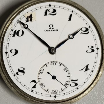 ANTICO OROLOGIO TASCA Omega EPOCA 900 cal 40.6L T2.15P TASCHINO Old Pocket Watch