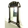 ANTICA SPECCHIERA SPECCHIO ART NOUVEAU LEGNO SCOLPITO VETRO EPOCA 1800/900 