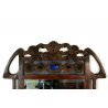ANTICA SPECCHIERA SPECCHIO ART NOUVEAU LEGNO SCOLPITO VETRO EPOCA 1800/900 