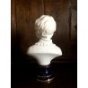 ANTICA SCULTURA CERAMICA Limoges Tharaud BUSTO GIOVANE RAGAZZO