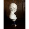 ANTICA SCULTURA CERAMICA Limoges Tharaud BUSTO GIOVANE RAGAZZO