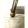 TAVOLO OVALE BASSO da CAFFE' MARMO GAMBE CROMATE OTTONE MIDCENTURY VINTAGE '50s