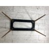 TAVOLO OVALE BASSO da CAFFE' MARMO GAMBE CROMATE OTTONE MIDCENTURY VINTAGE '50s
